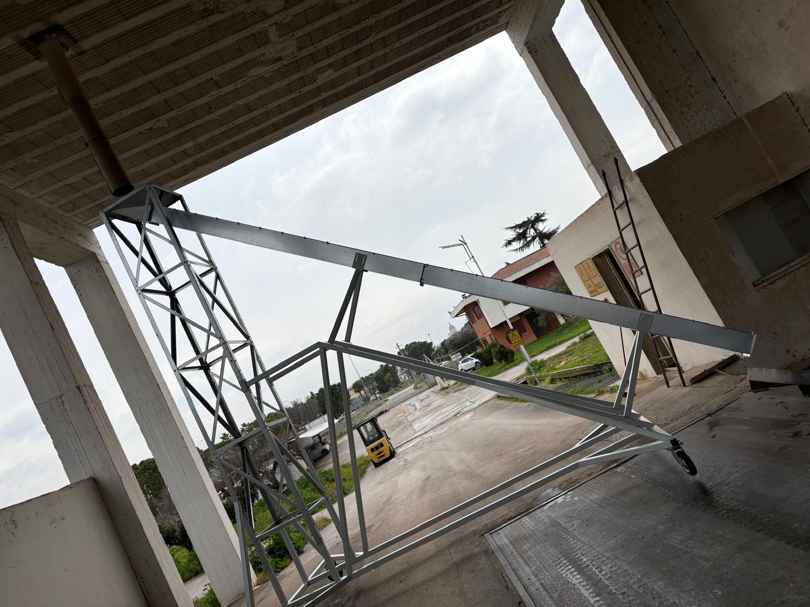 Sistema Tramoggia Sopraelevata Modulare su Carro Mobile